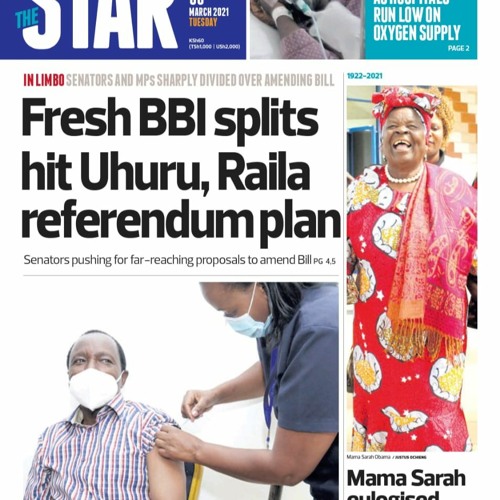 ภาพปกอัลบั้มเพลง The News Brief Raila Uhuru referendum in jeopardy