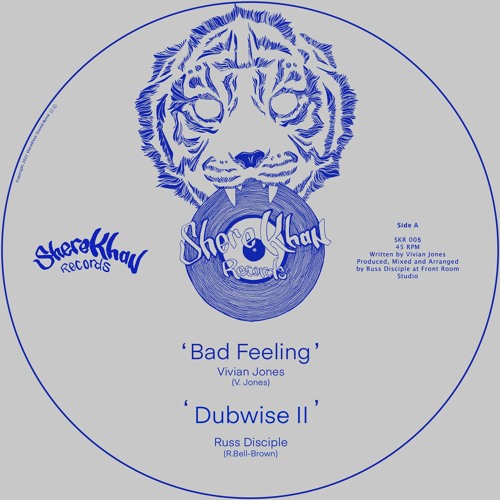ภาพปกอัลบั้มเพลง Vivian Jones - Bad Feeling Russ D - Dub Dub III Dub IV (Shere Khan Records) 12