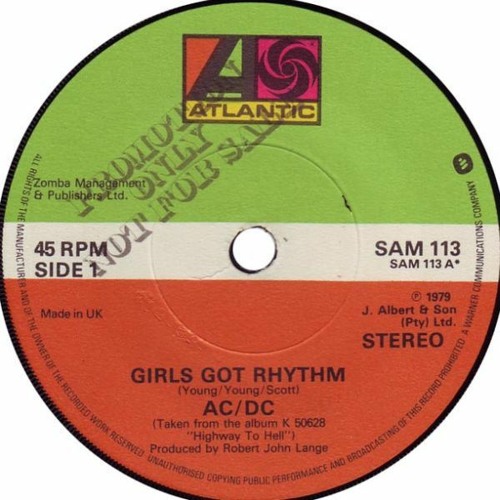 ภาพปกอัลบั้มเพลง ACDC - Acoustic - Girls Got Rhythm - In Memory of Bon Scott and Malcolm Young