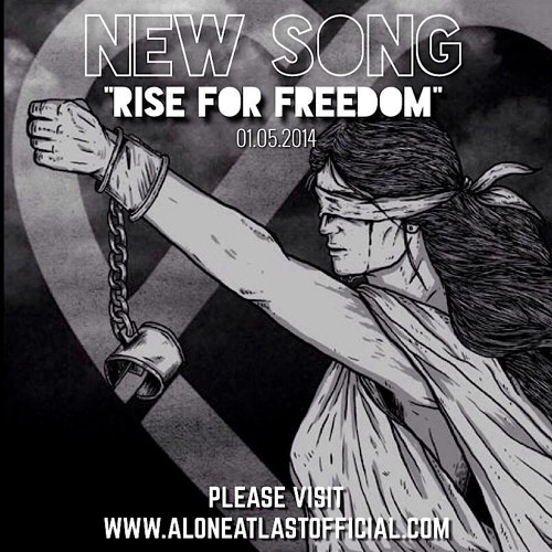 ภาพปกอัลบั้มเพลง ALONE AT LAST - RISE FOR FREEDOM