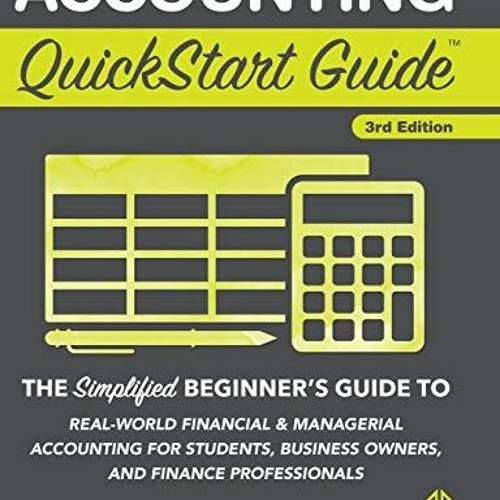 ภาพปกอัลบั้มเพลง GET EPUB KINDLE PDF EBOOK Accounting QuickStart Guide The Simplified Beginner's Guide to Financial