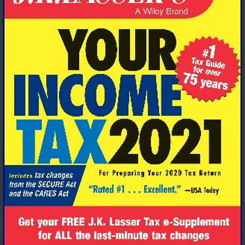 ภาพปกอัลบั้มเพลง R.E.A.D P.D.F ⚡ J.K. Lasser's Your Income Tax 2021 For Preparing Your 2020 Tax Return PDF EBOO