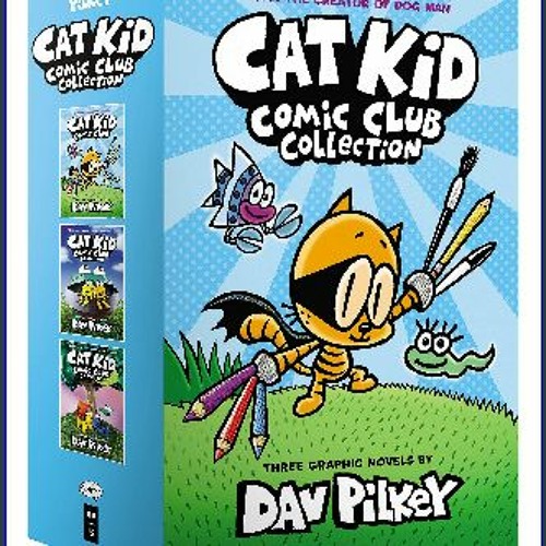 ภาพปกอัลบั้มเพลง R.E.A.D P.D.F 💖 The Cat Kid Comic Club Collection From the Creator of Dog Man (Cat Kid Comic Cl