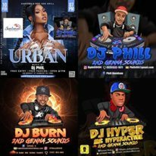 ภาพปกอัลบั้มเพลง DJ PHILL DJ BURNN DJ HYPER 2ND GENNA SOUNDS URBAN NIGHT AT SANTANAS LIVE AUDIO 2 10 24