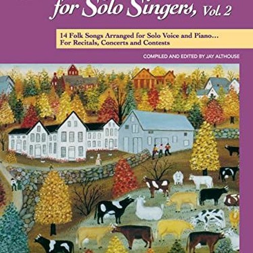 ภาพปกอัลบั้มเพลง READ KINDLE PDF EBOOK EPUB Folk Songs for Solo Singers Vol 2 14 Folk Songs Arrang