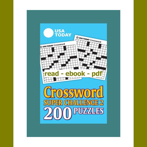 ภาพปกอัลบั้มเพลง ZIP USA TODAY Crossword Super Challenge 2 200 Puzzles (USA Today Puzzles) (Volume 29) E.B.O.O.K$