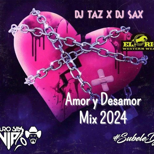 ภาพปกอัลบั้มเพลง Dj Taz Ft Dj Sax Houston - Norteñas Sax Amor Y Desamor Mix 2024