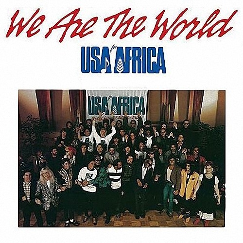 ภาพปกอัลบั้มเพลง USA FOR AFRICA - We are the world (1.985)