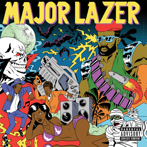 ภาพปกอัลบั้มเพลง Major Lazer - Hold The Line (Toadally Krossed Out Remix) feat. Santigold & Mr. Lex
