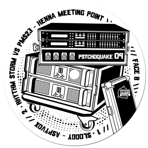 ภาพปกอัลบั้มเพลง Rhythm Storm Vs Pms23 - Henna Meeting Point (Psychoquake 09 - Vinyl & Digital)