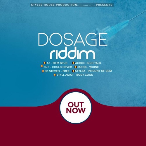 ภาพปกอัลบั้มเพลง Dosage Riddim Ft A2 ENC Acidic Sd Steven Stylzz & Jacob Mixtape By DJ Eddy 2018