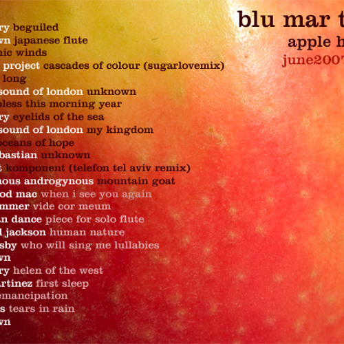 ภาพปกอัลบั้มเพลง Blu Mar Ten - Apple Hotel Mix - June 2007