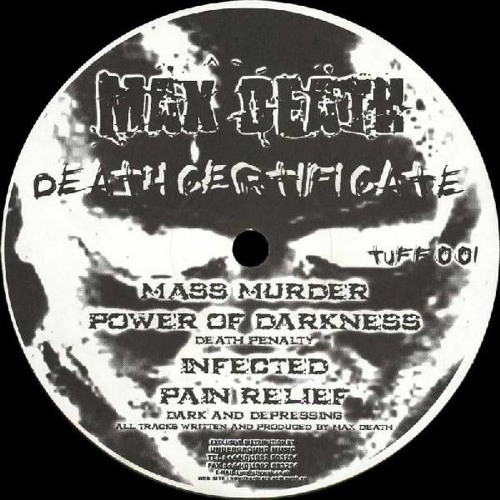 ภาพปกอัลบั้มเพลง Max Death - Power Of Darkness
